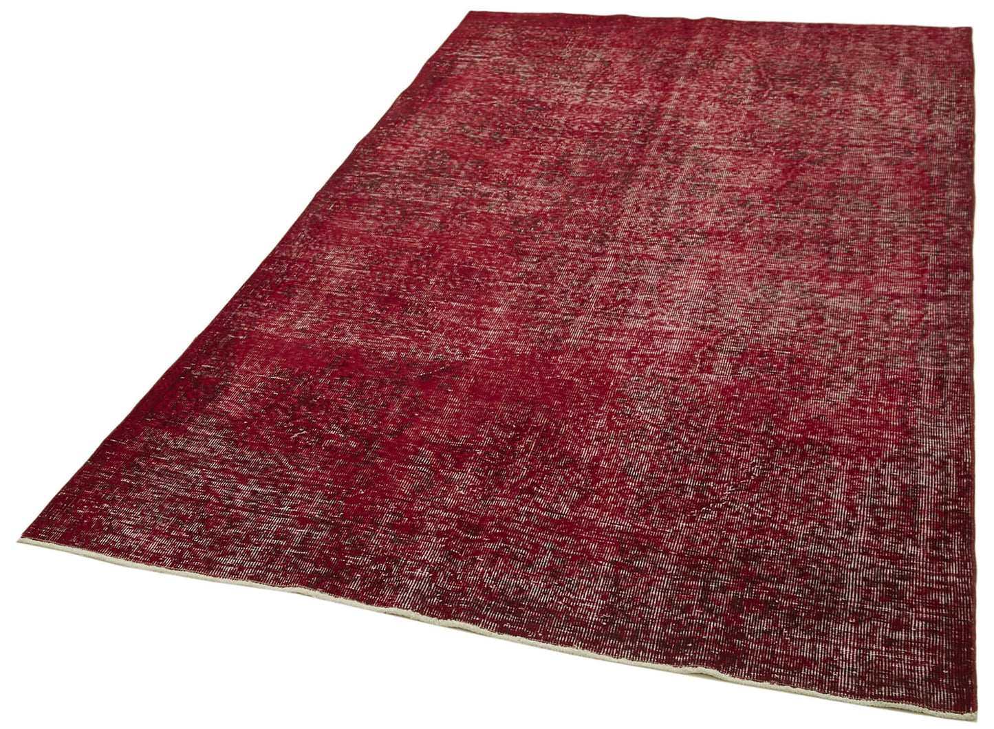 5x9 Red Overdyed Rug - 41187