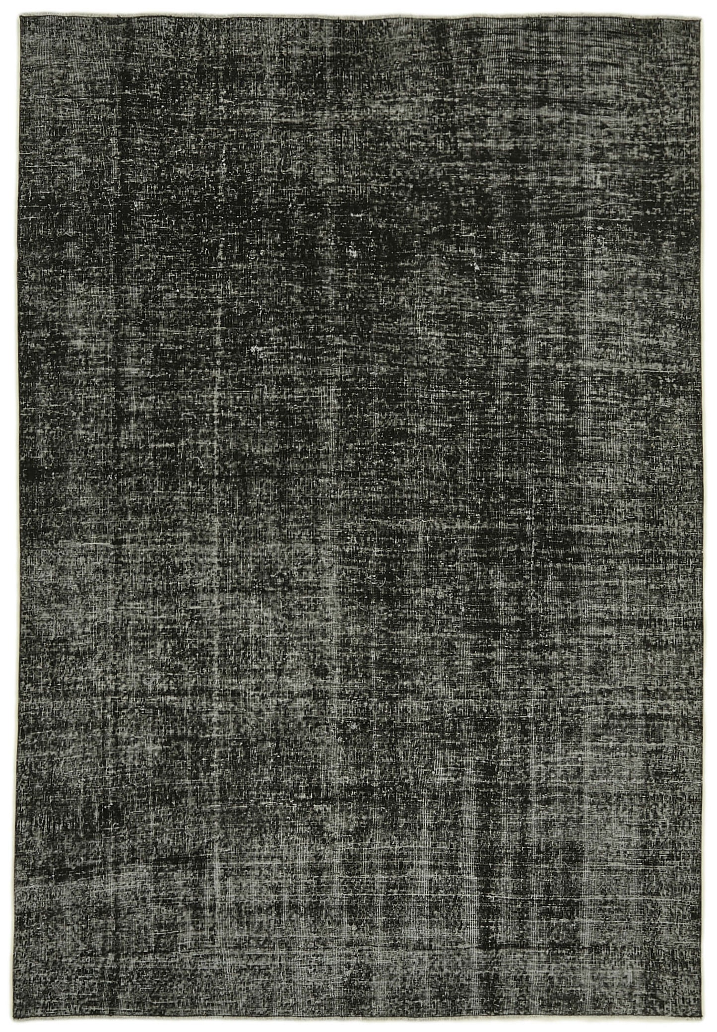 6x9 Black Overdyed Rug - 41188