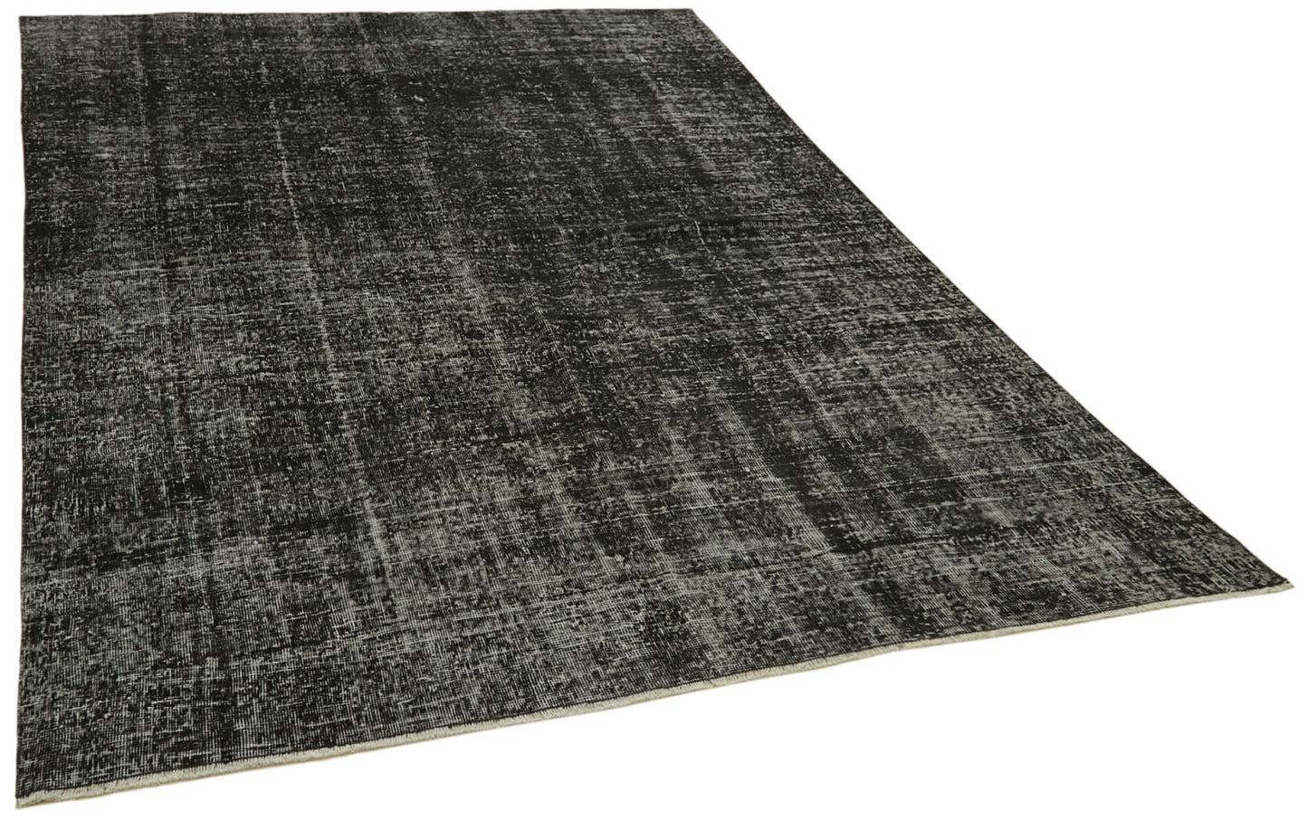 6x9 Black Overdyed Rug - 41188