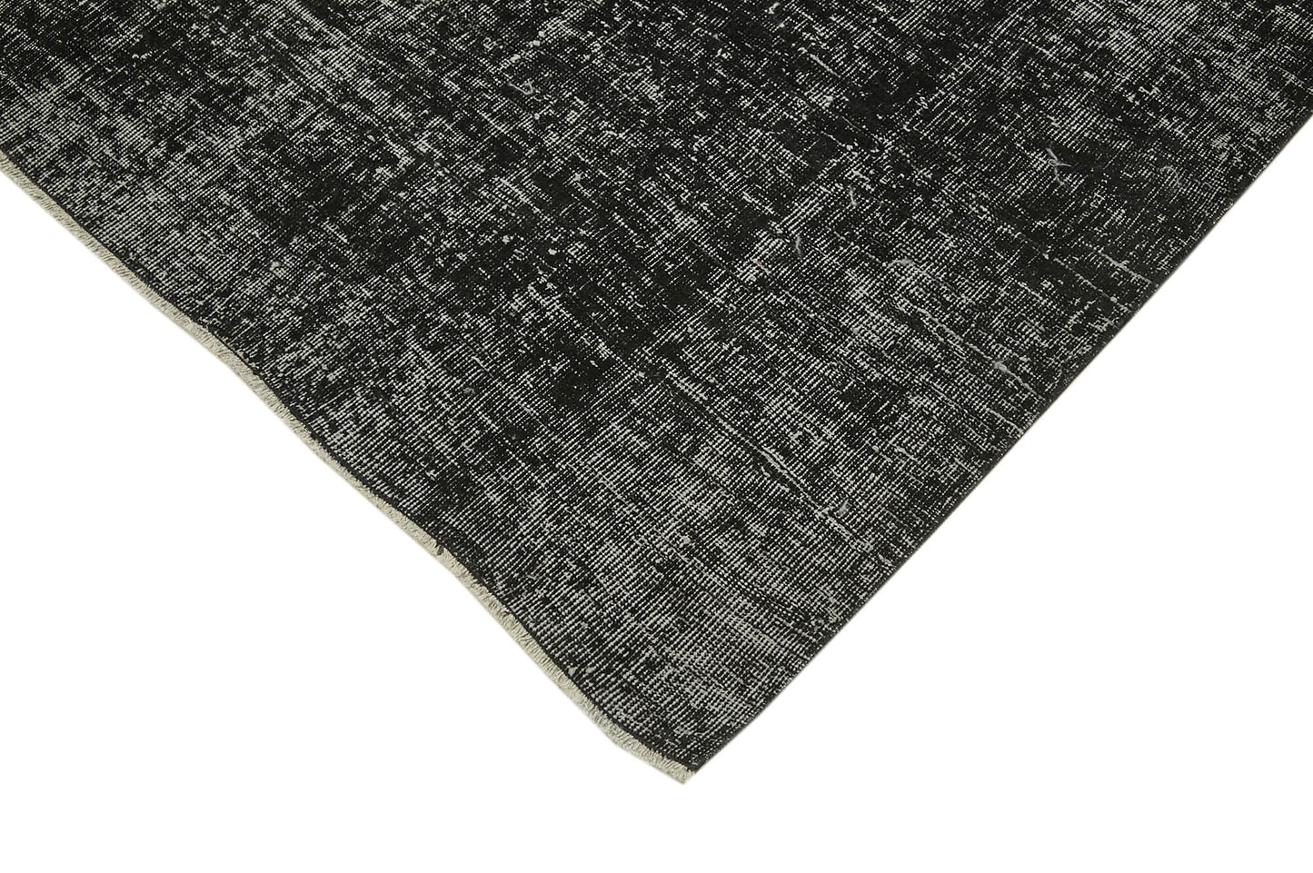 6x9 Black Overdyed Rug - 41188