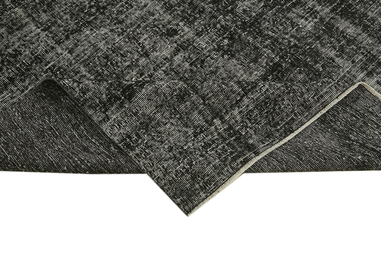 6x9 Black Overdyed Rug - 41188