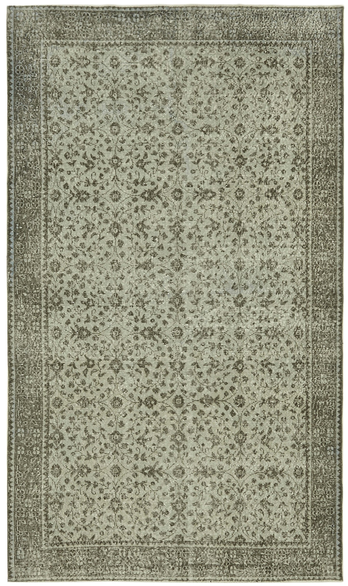 5x9 Blue Overdyed Rug - 41189