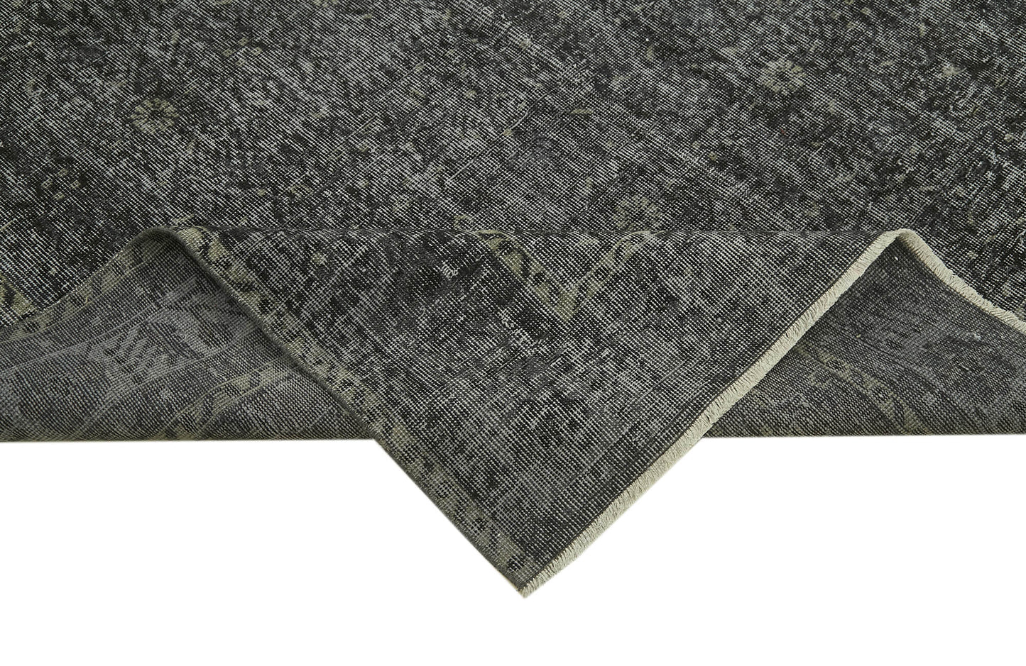 6x10 Black Overdyed Rug - 41192