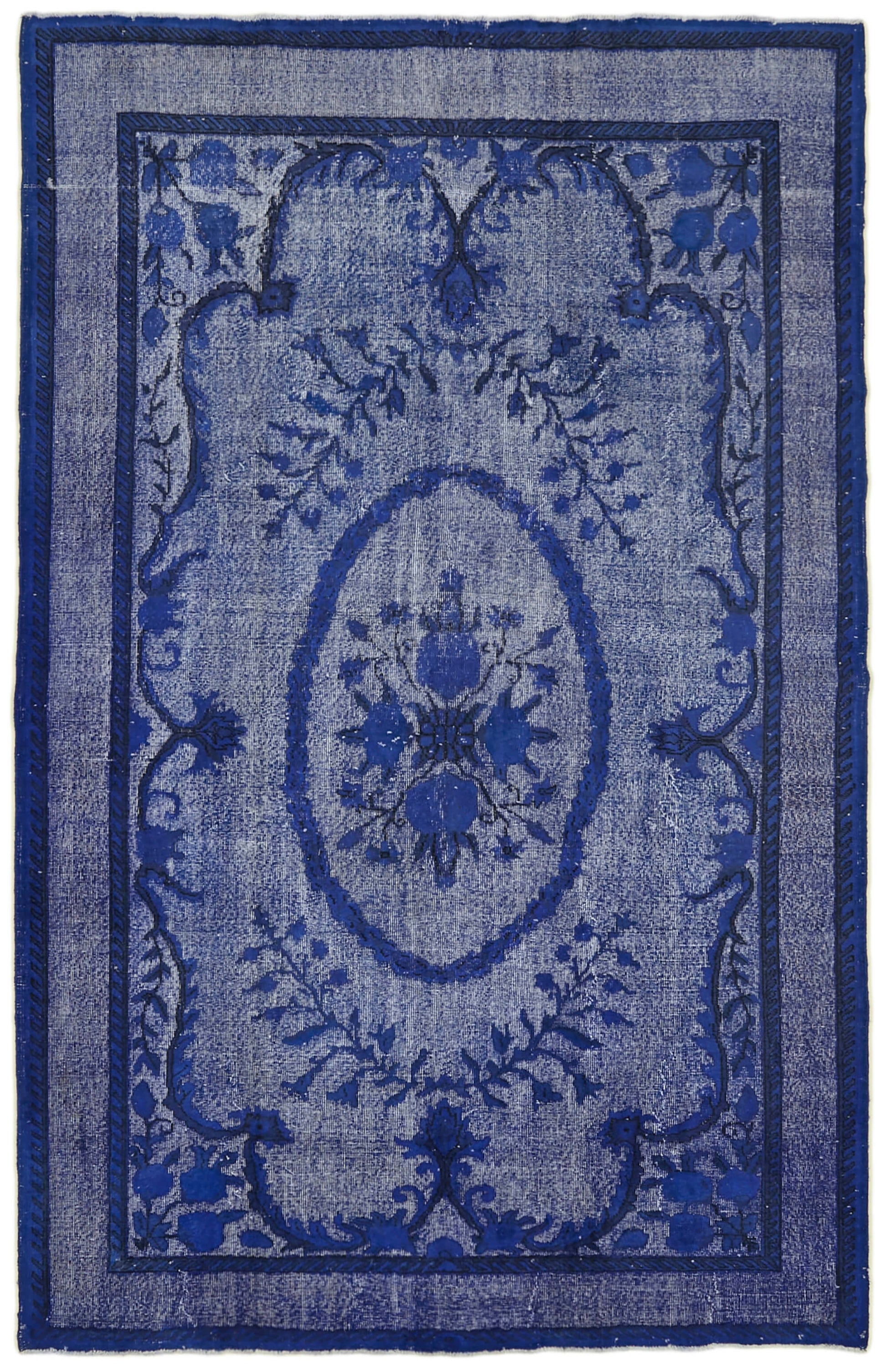 7x11 Blue Over Dyed Rug - 41193