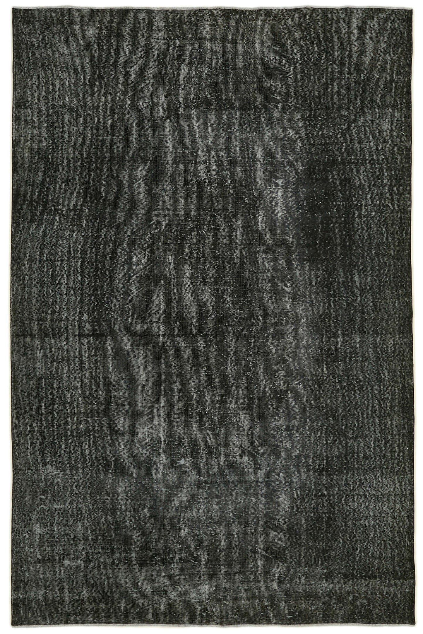 7x10 Black Overdyed Rug - 41202