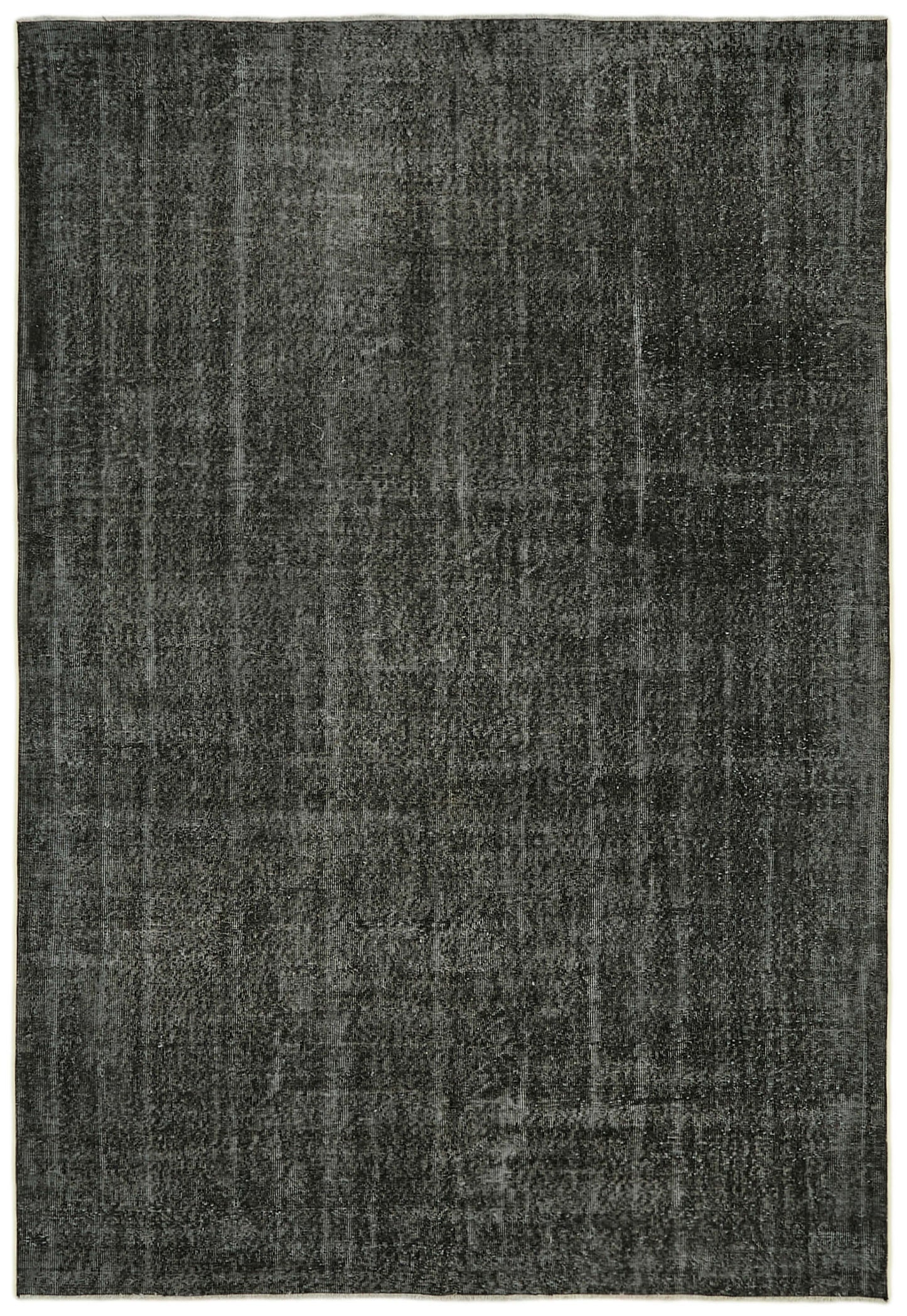 7x10 Black Overdyed Rug - 41209