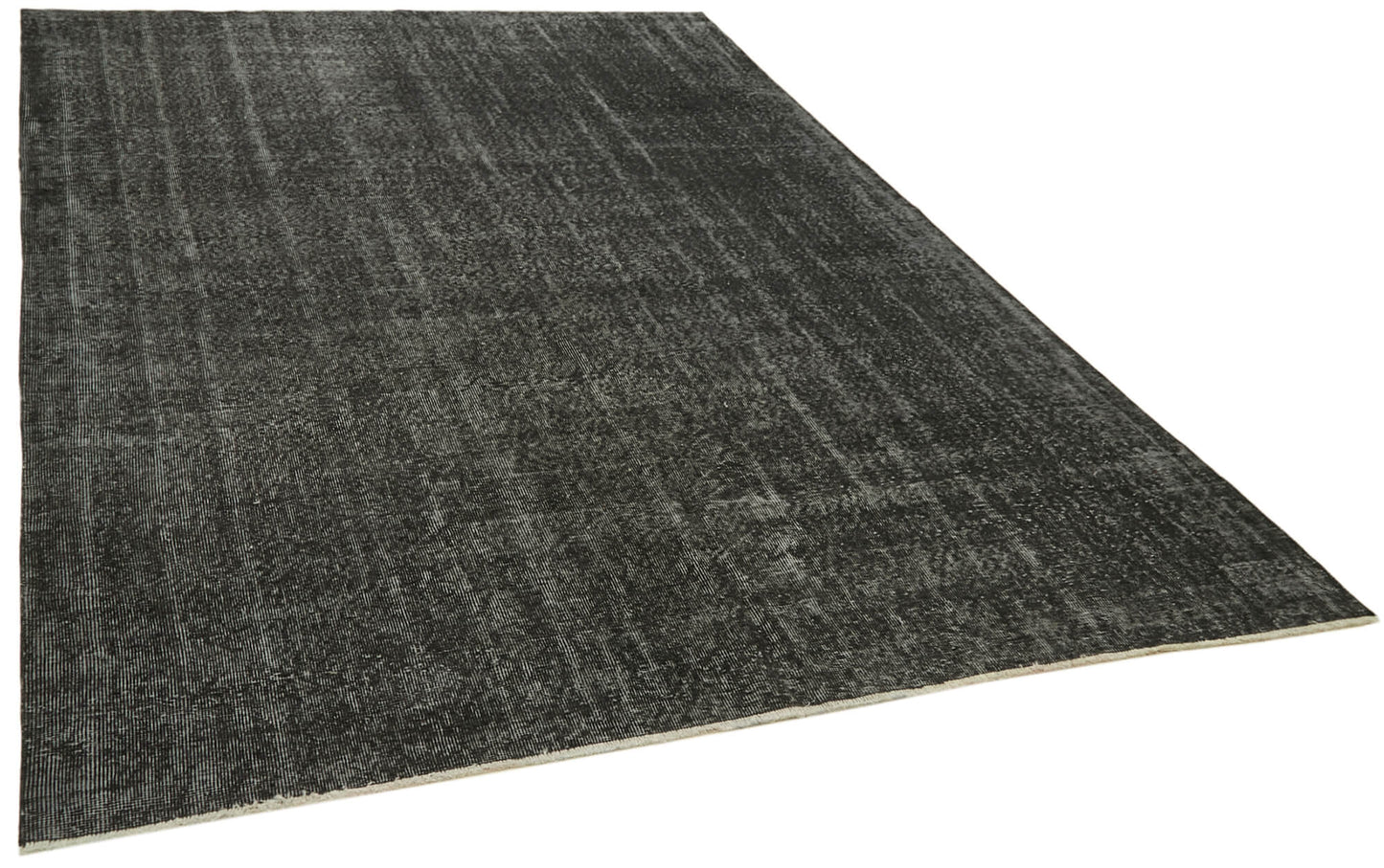 7x10 Black Overdyed Rug - 41209