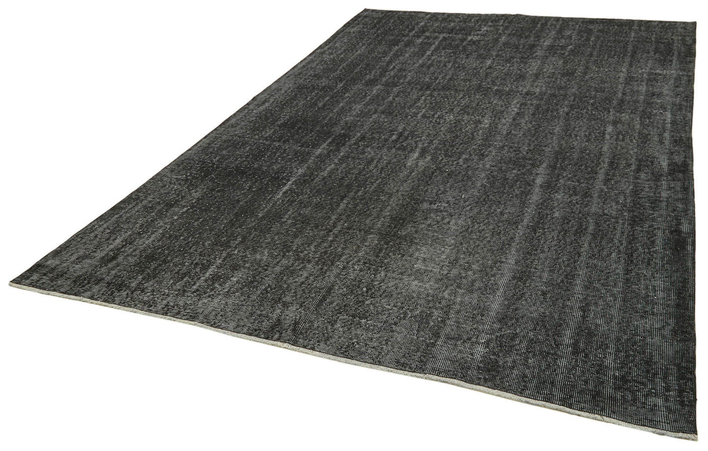 7x10 Black Overdyed Rug - 41209