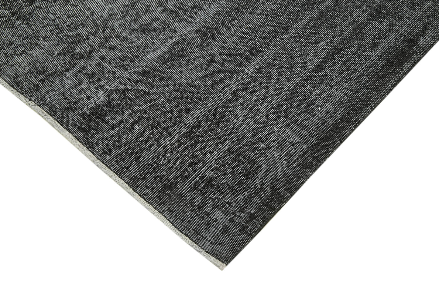 7x10 Black Overdyed Rug - 41209