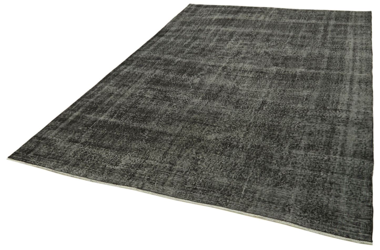 7x11 Black Overdyed Rug - 41210