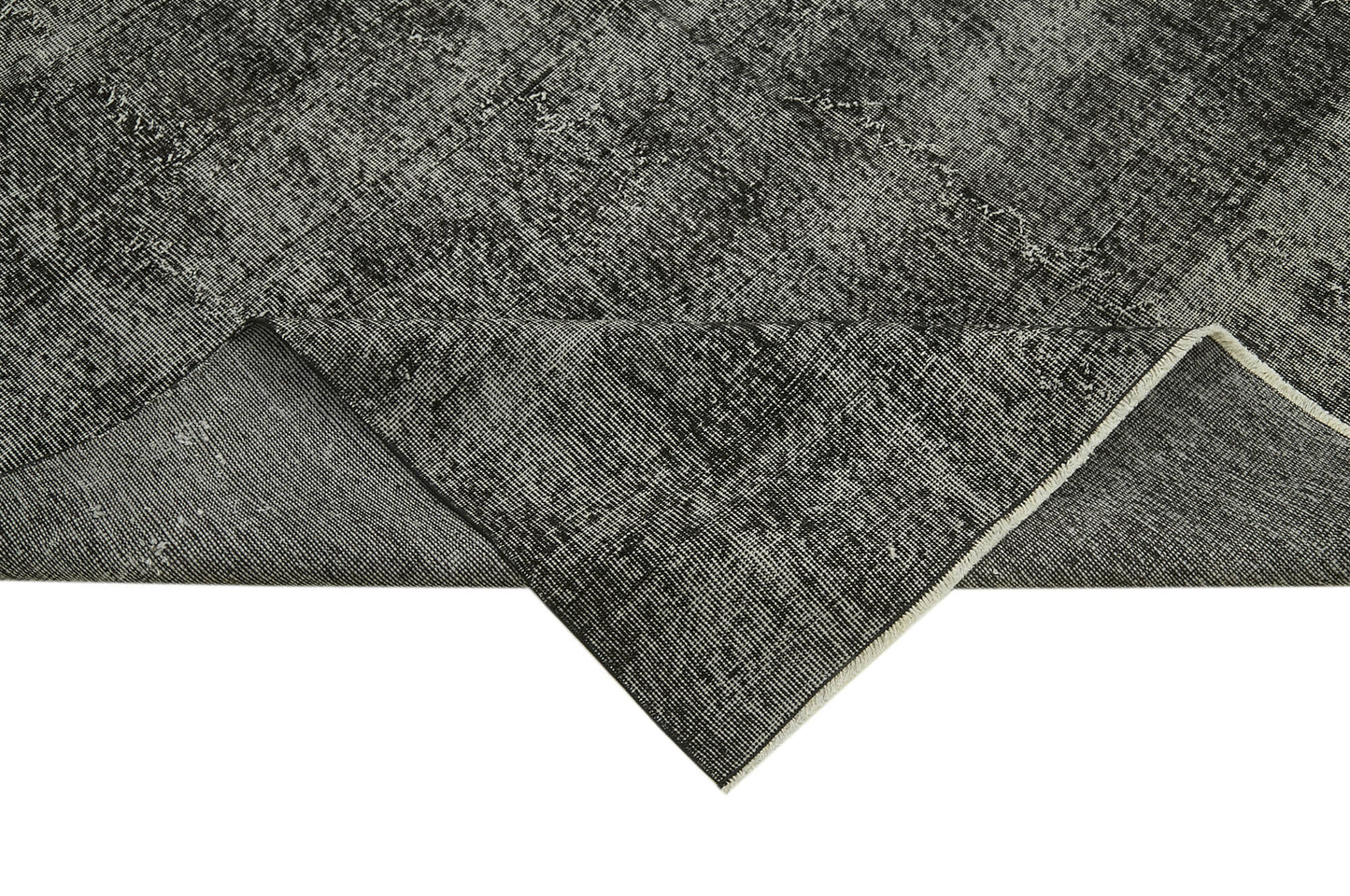 7x11 Black Overdyed Rug - 41210