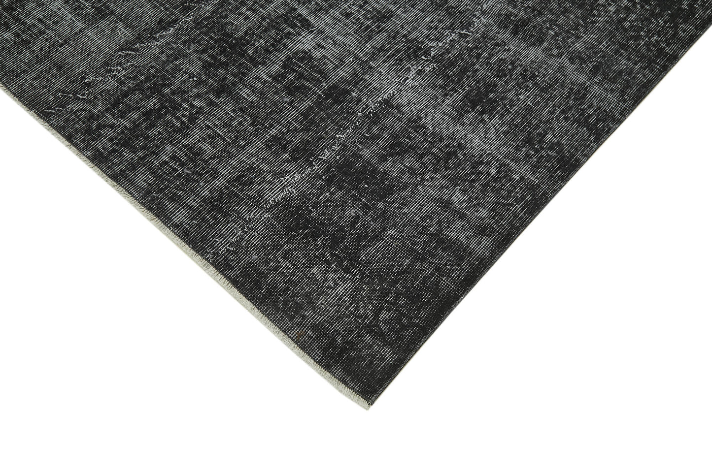 7x10 Black Overdyed Rug - 41214