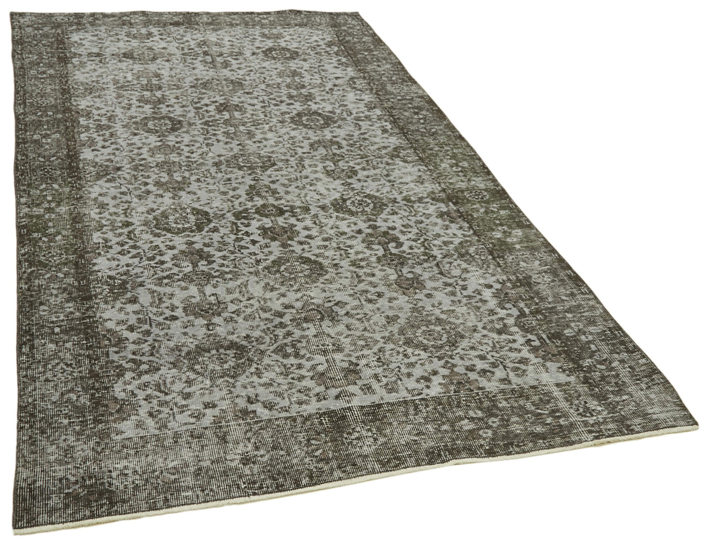 5x9 Grey Overdyed Rug - 41225