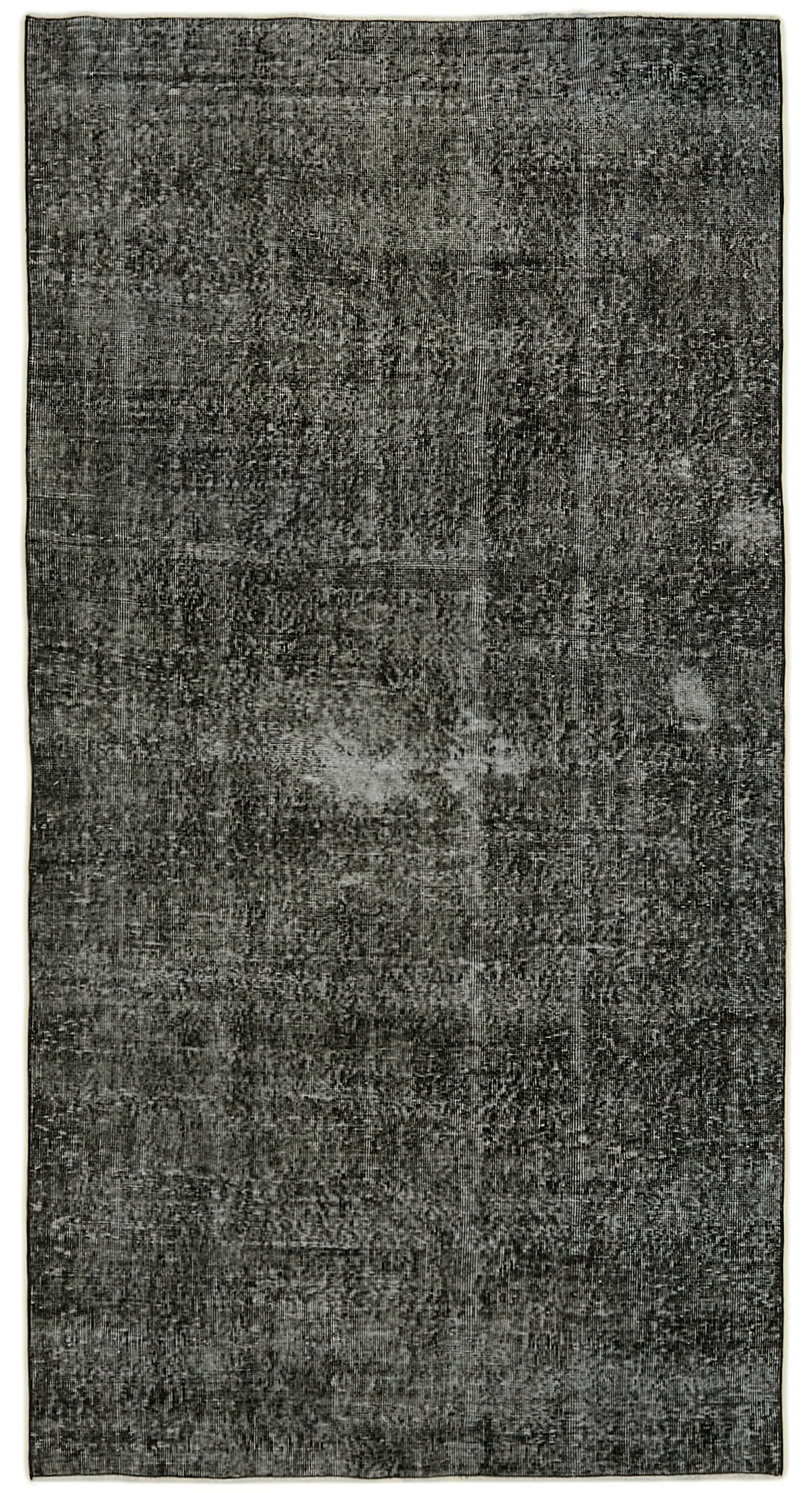 5x9 Black Overdyed Rug - 41229