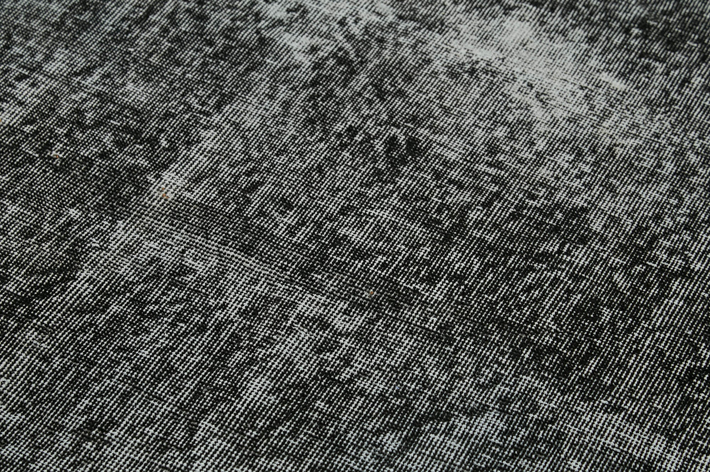 5x9 Black Overdyed Rug - 41229