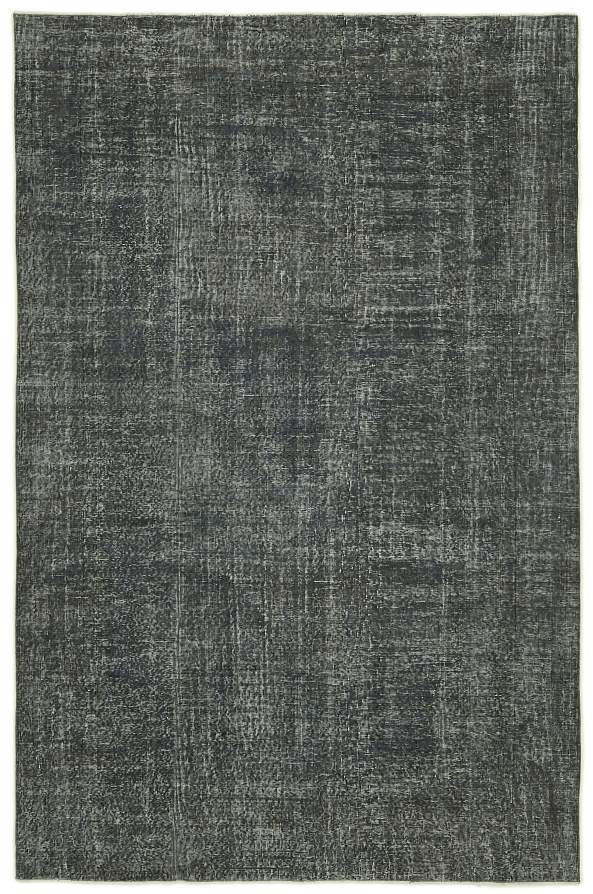 6x9 Black Overdyed Rug - 41231