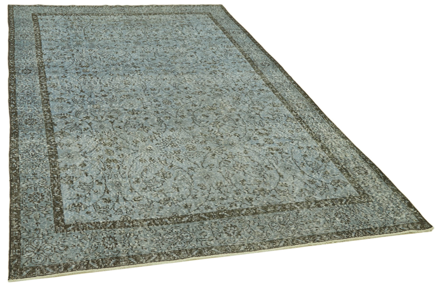 6x10 Blue Overdyed Rug - 41233