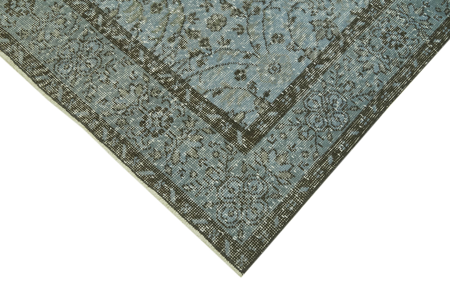 6x10 Blue Overdyed Rug - 41233