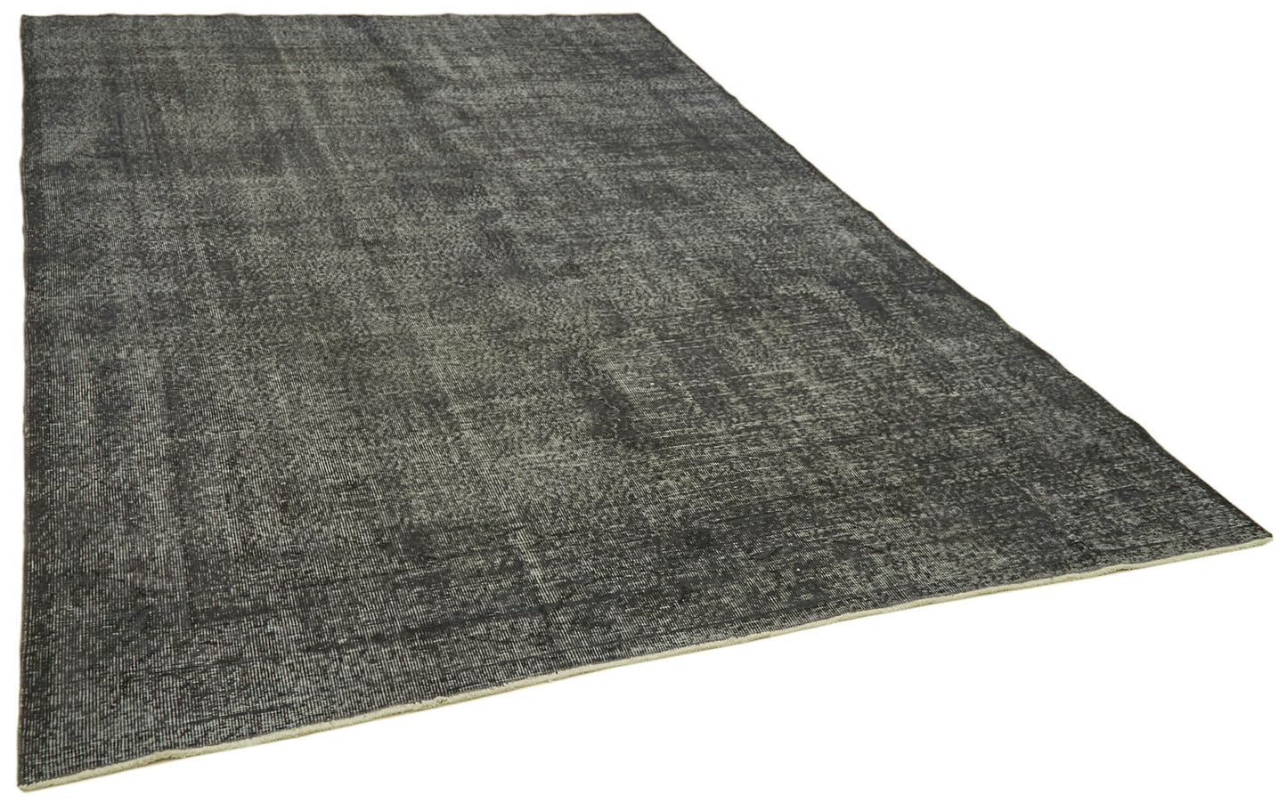 7x10 Black Overdyed Rug - 41236