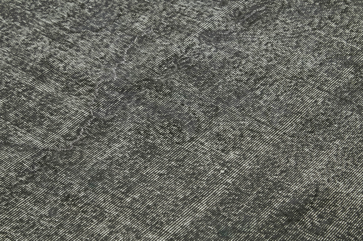 7x10 Black Overdyed Rug - 41236