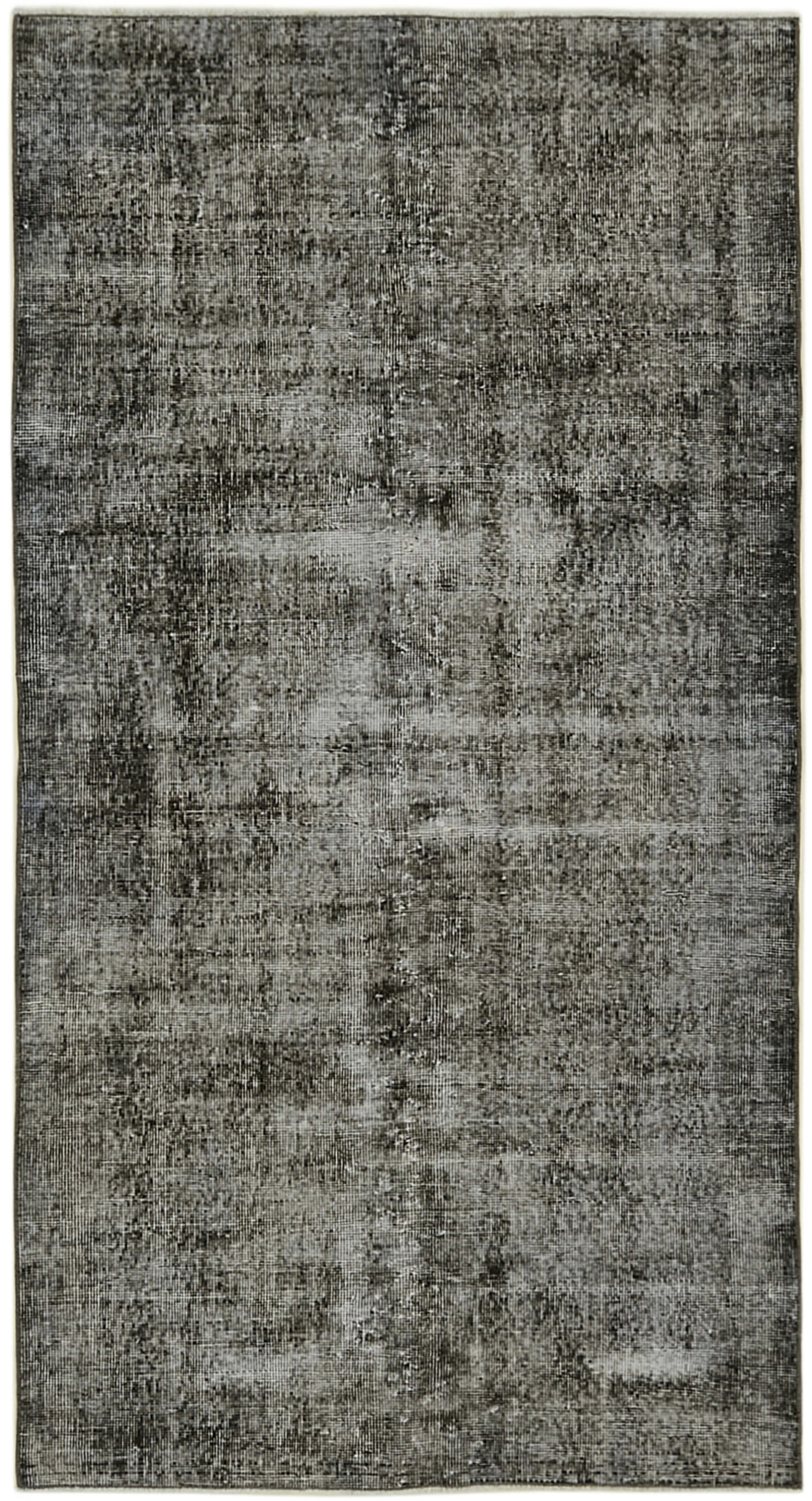 4x7 Black Overdyed Rug - 41241