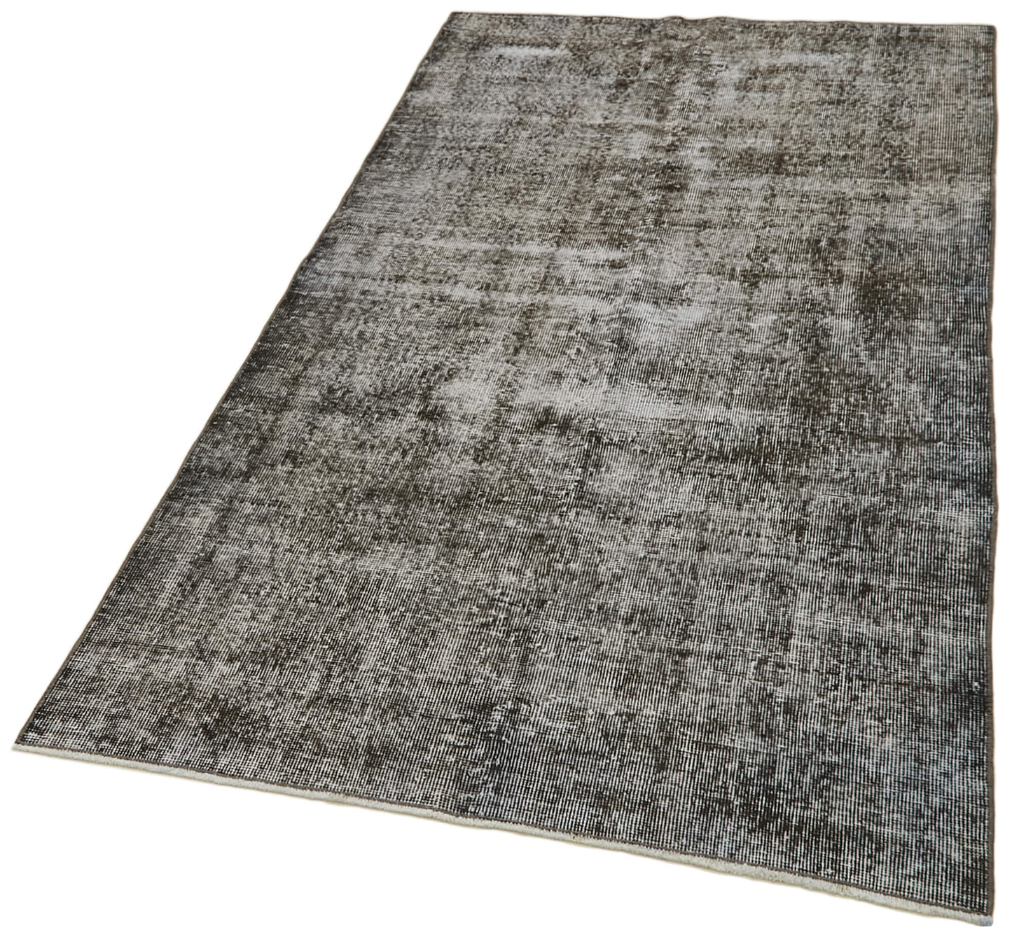 4x7 Black Overdyed Rug - 41241