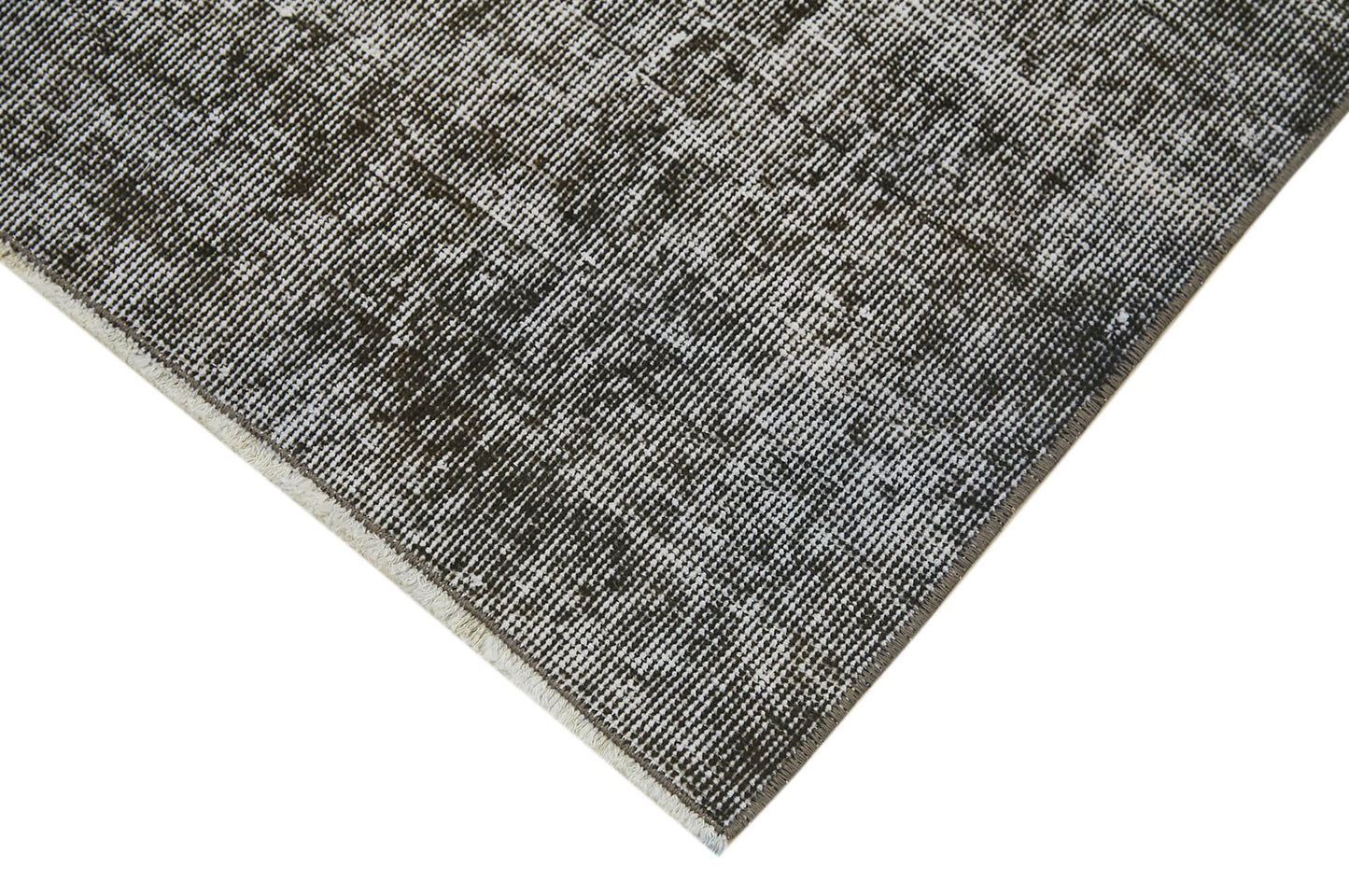 4x7 Black Overdyed Rug - 41241