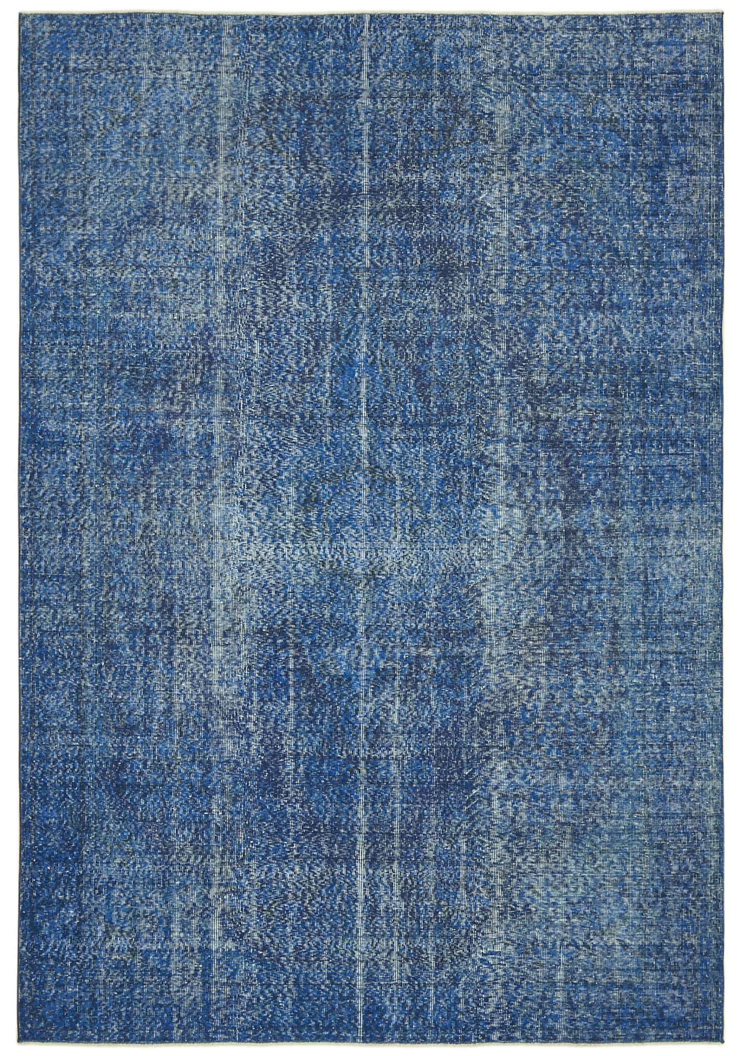 7x10 Blue Overdyed Rug - 41244