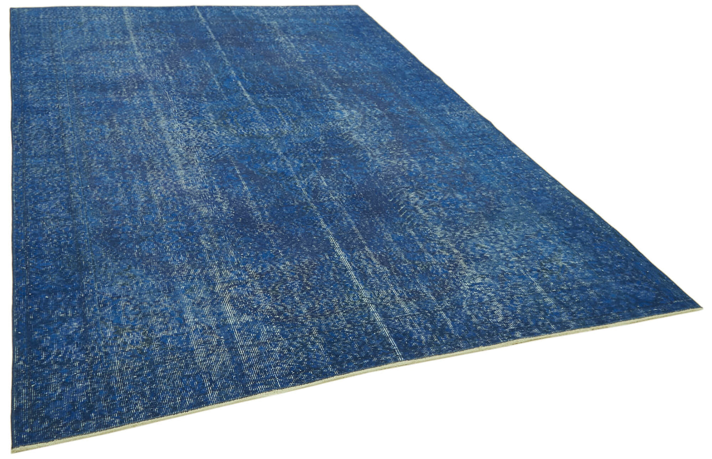 7x10 Blue Overdyed Rug - 41244