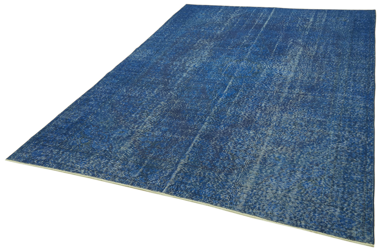 7x10 Blue Overdyed Rug - 41244