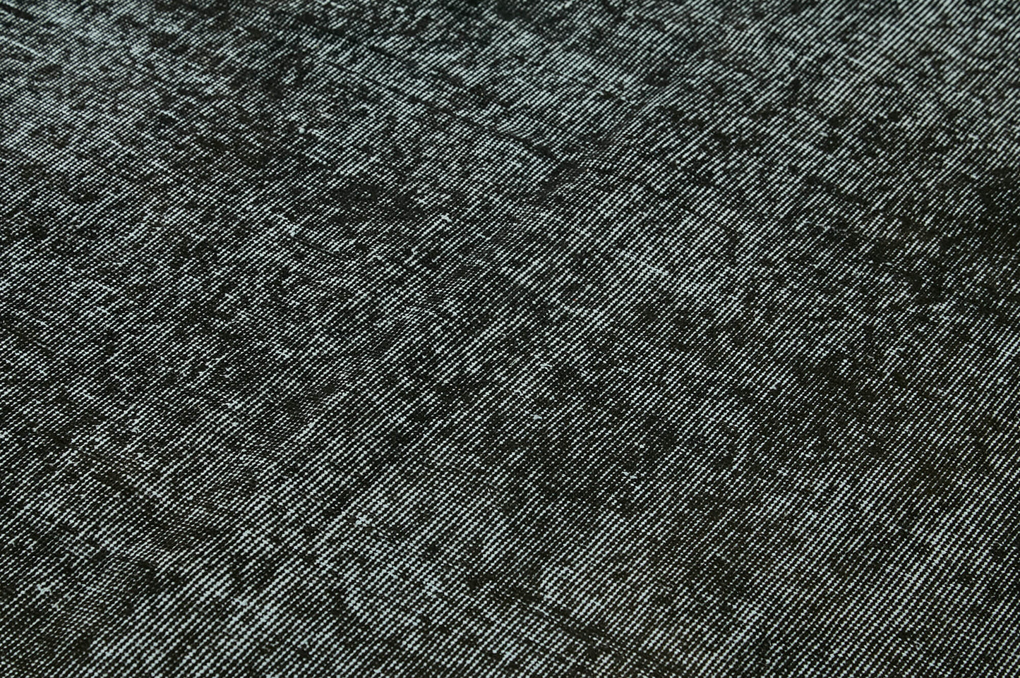 5x9 Black Overdyed Rug - 41252