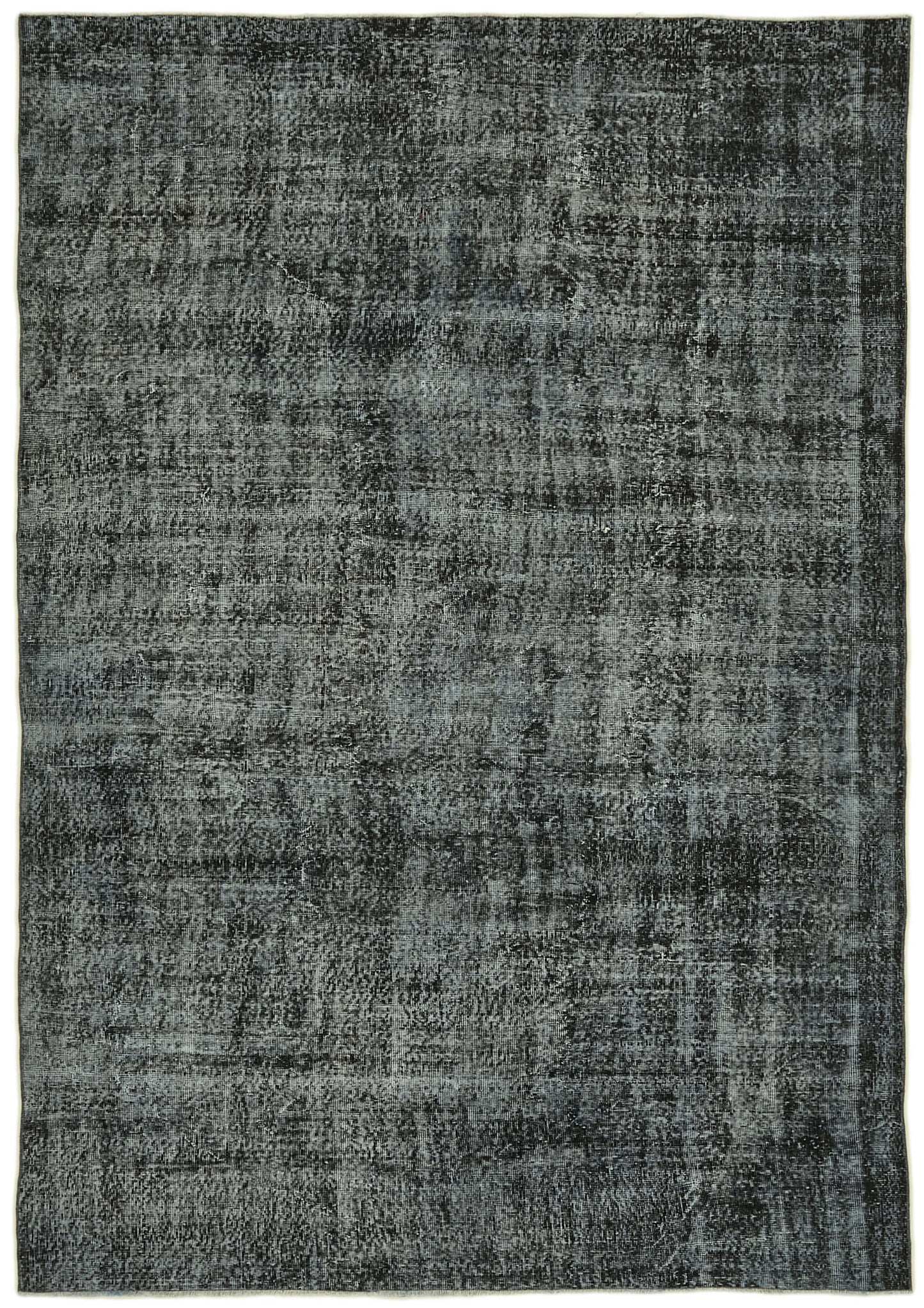 6x10 Black Overdyed Rug - 41253