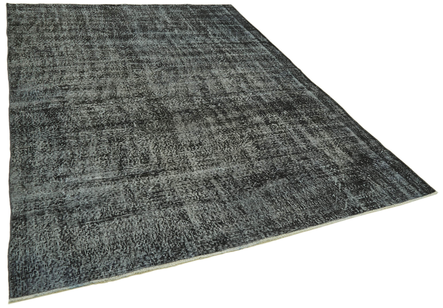 6x10 Black Overdyed Rug - 41253