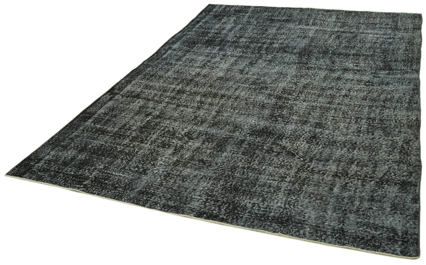 6x10 Black Overdyed Rug - 41253