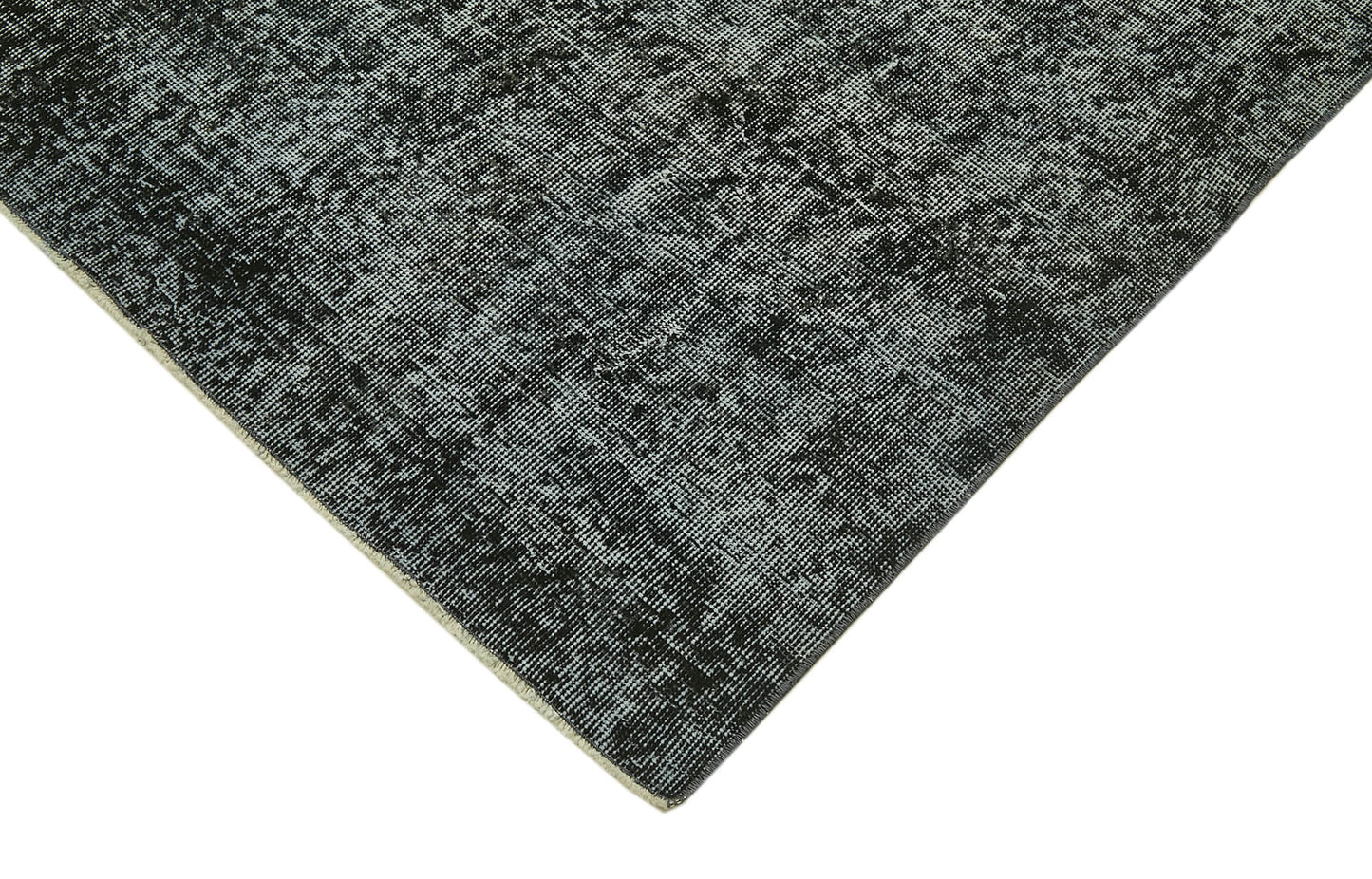 6x10 Black Overdyed Rug - 41253