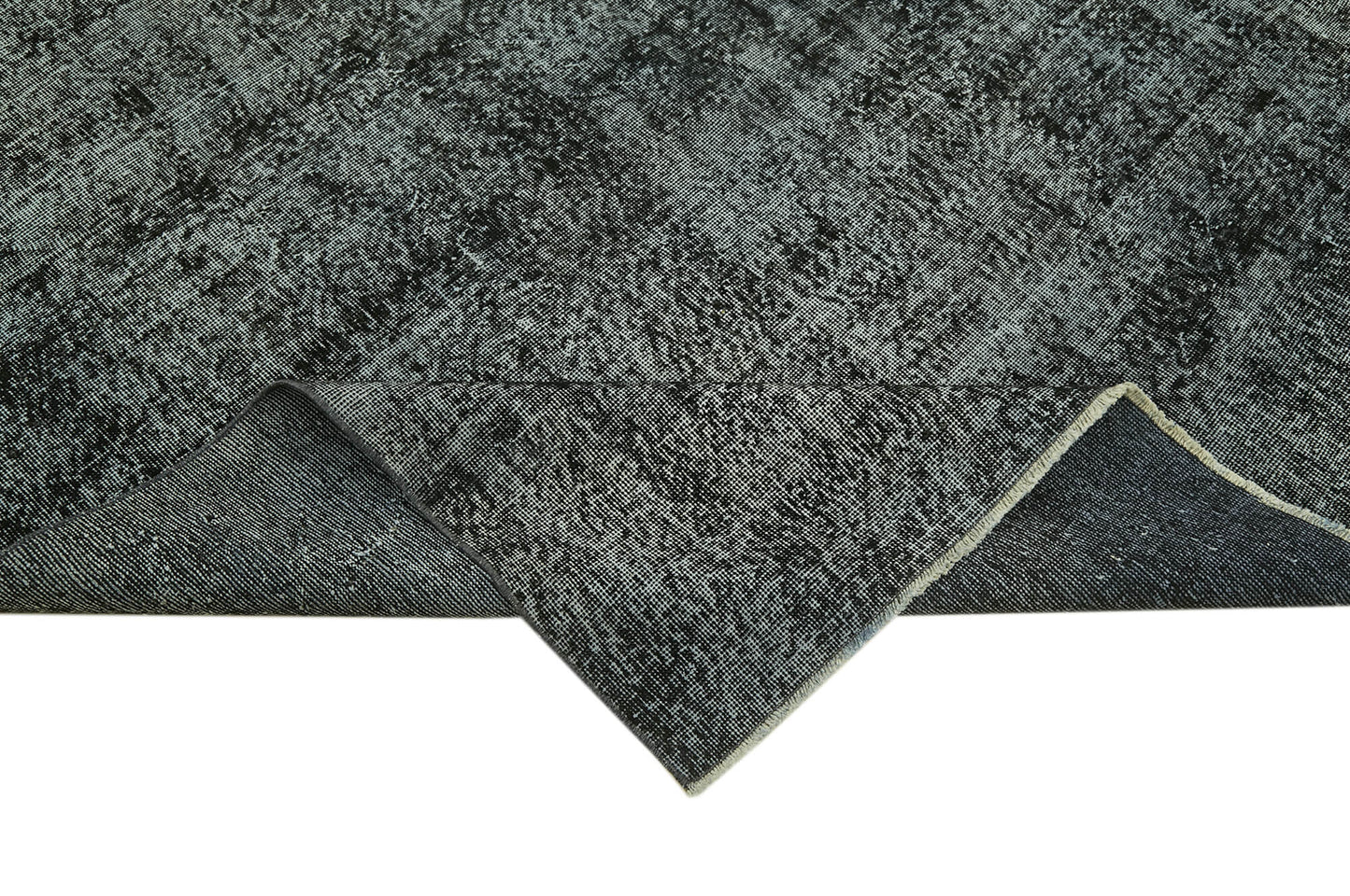 6x10 Black Overdyed Rug - 41253