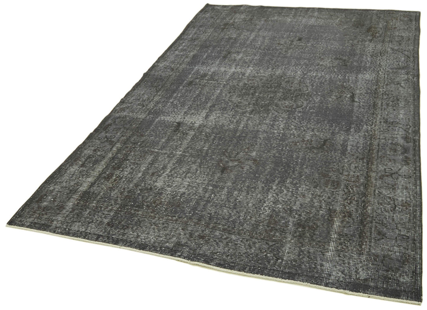 5x9 Grey Overdyed Rug - 41254