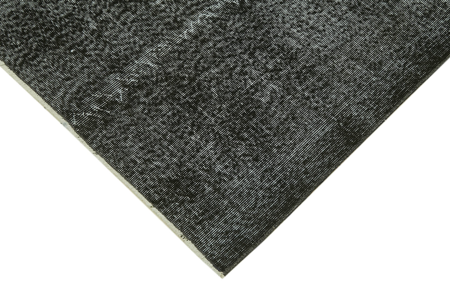 7x10 Black Overdyed Rug - 41255