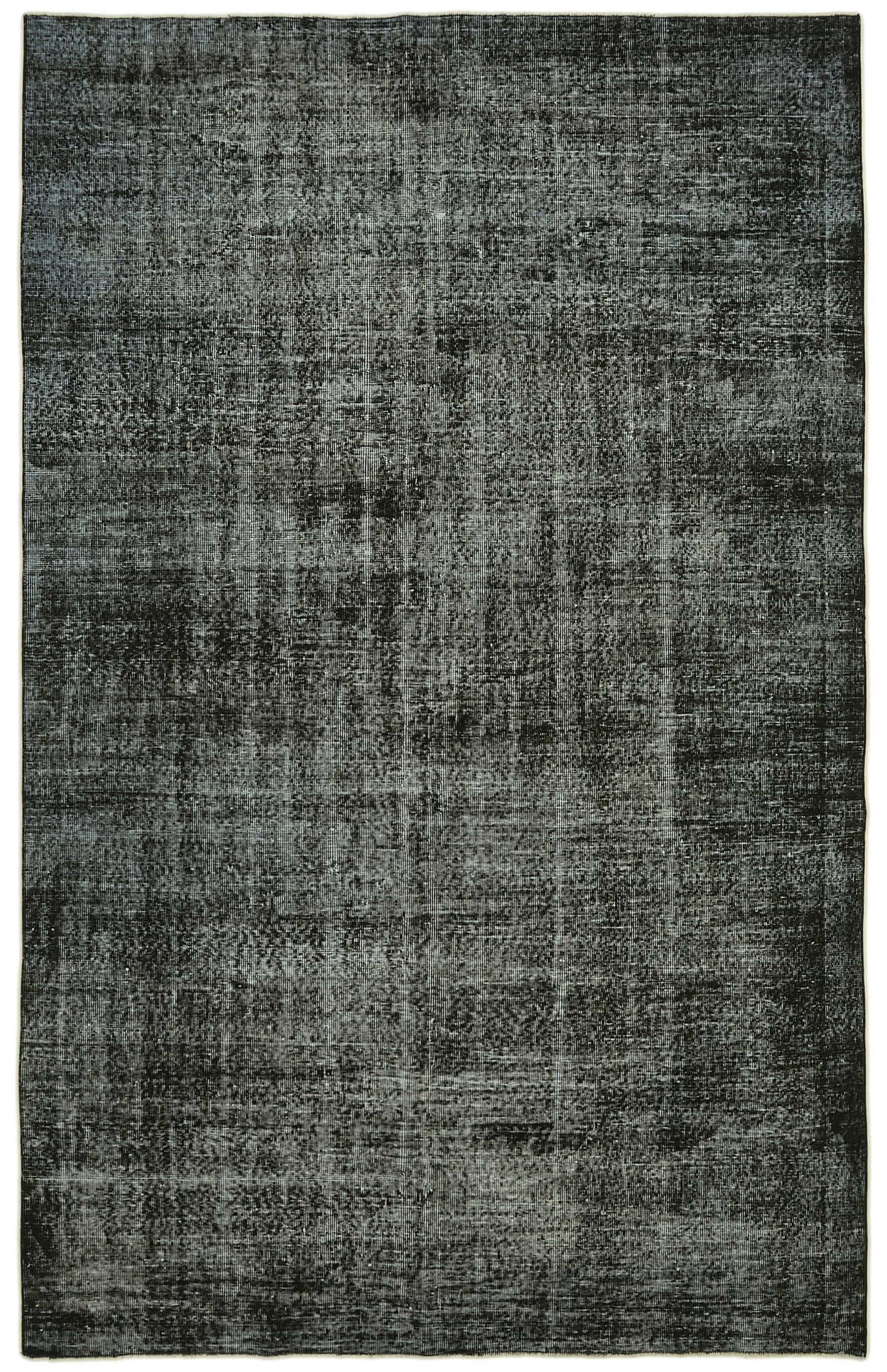 6x10 Black Overdyed Rug - 41256