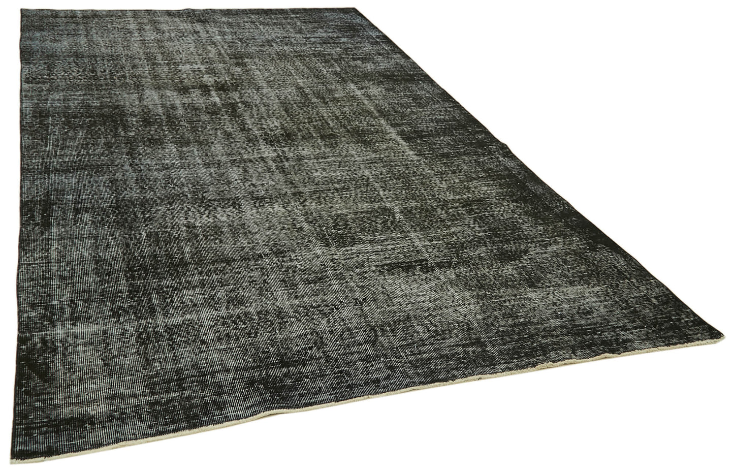 6x10 Black Overdyed Rug - 41256