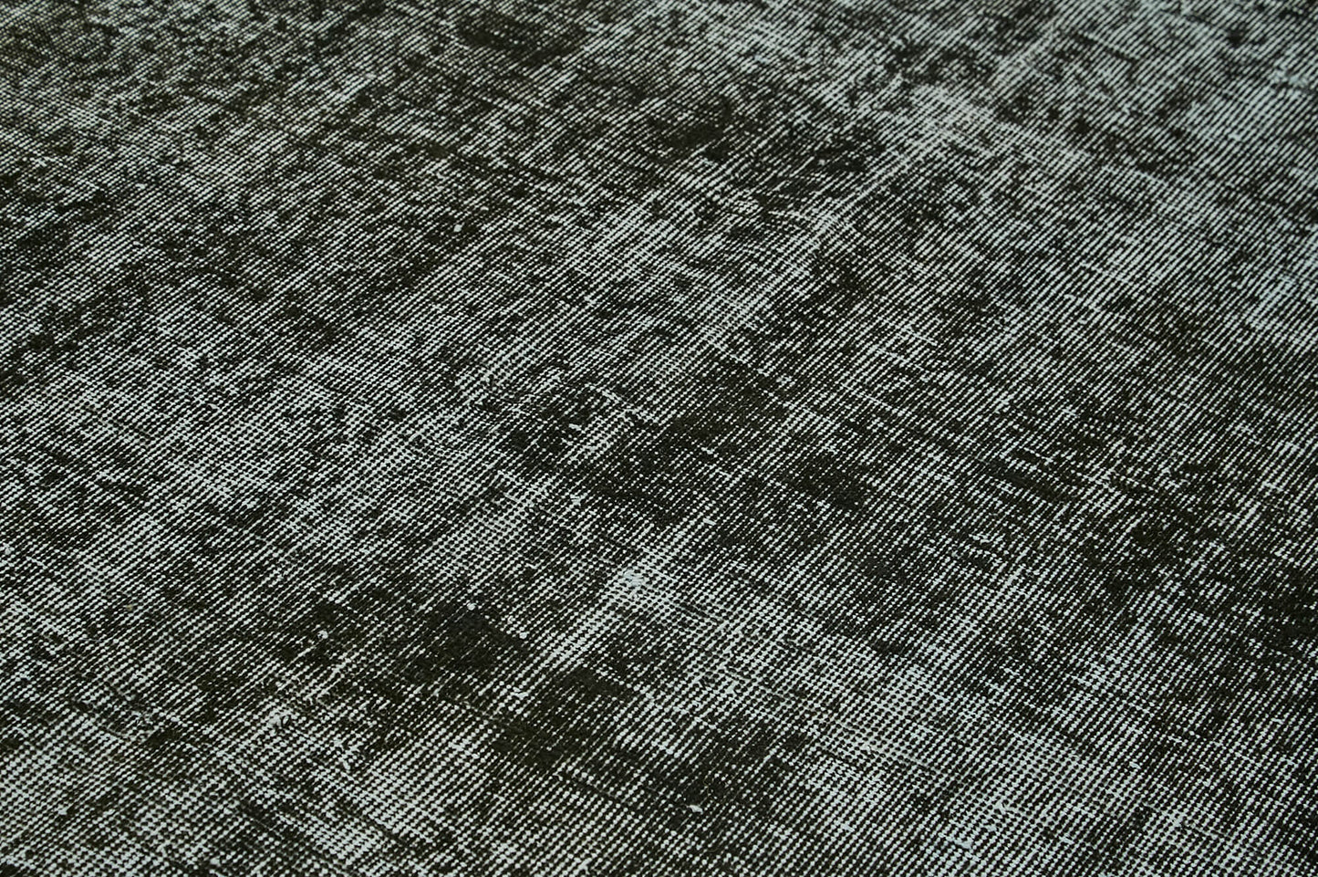 6x10 Black Overdyed Rug - 41256