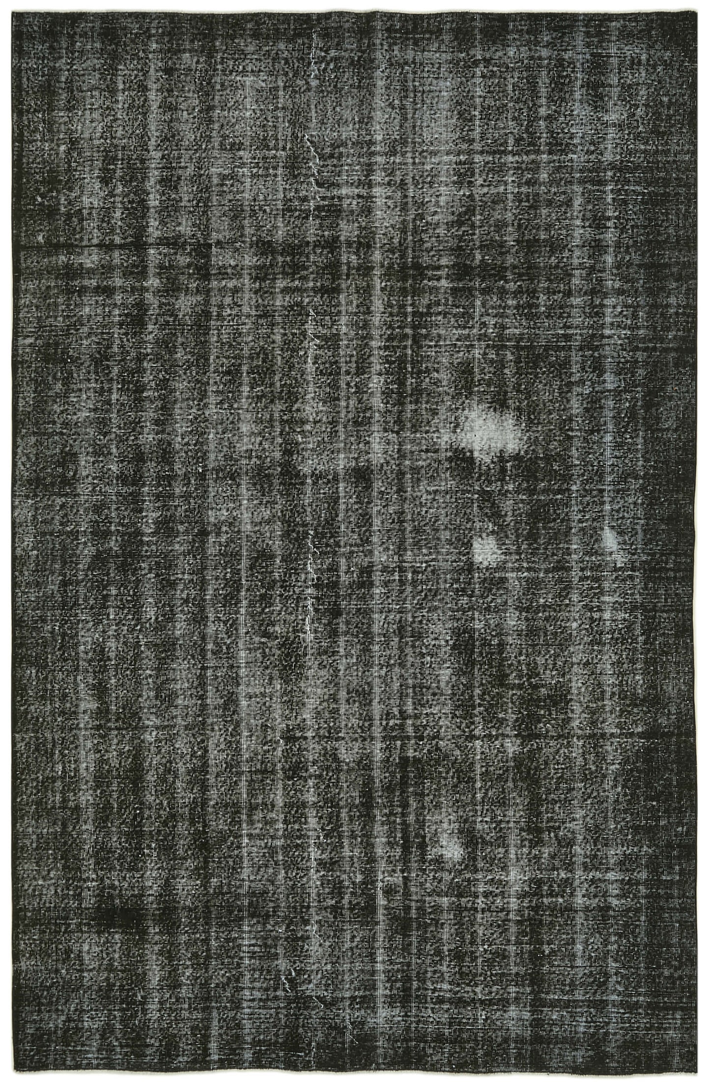 6x10 Black Overdyed Rug - 41260