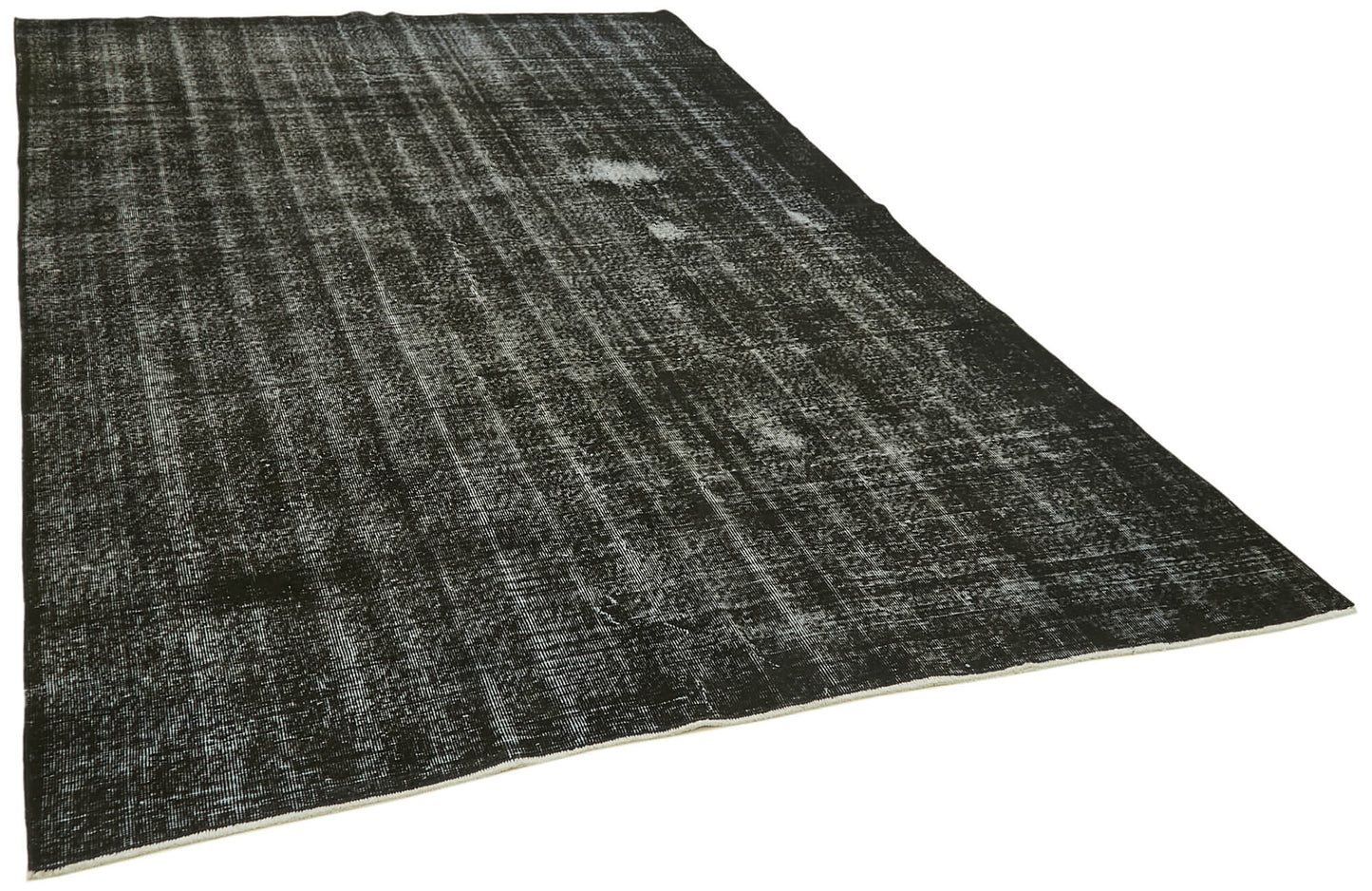 6x10 Black Overdyed Rug - 41260