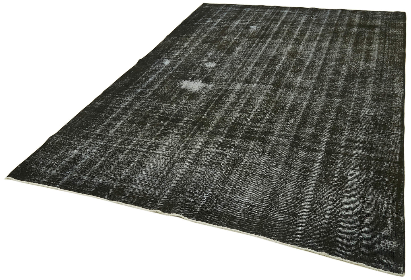 6x10 Black Overdyed Rug - 41260