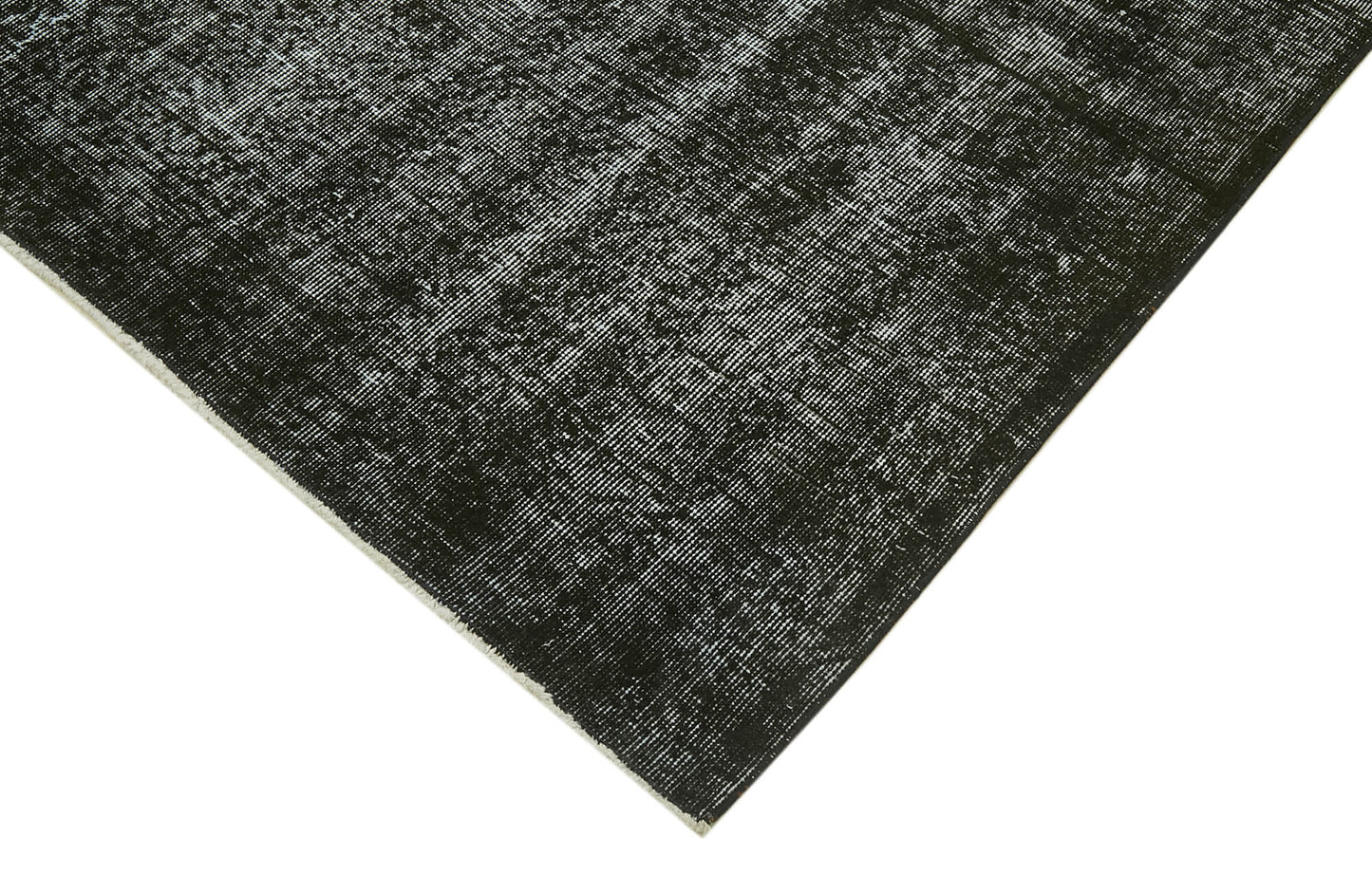 6x10 Black Overdyed Rug - 41260