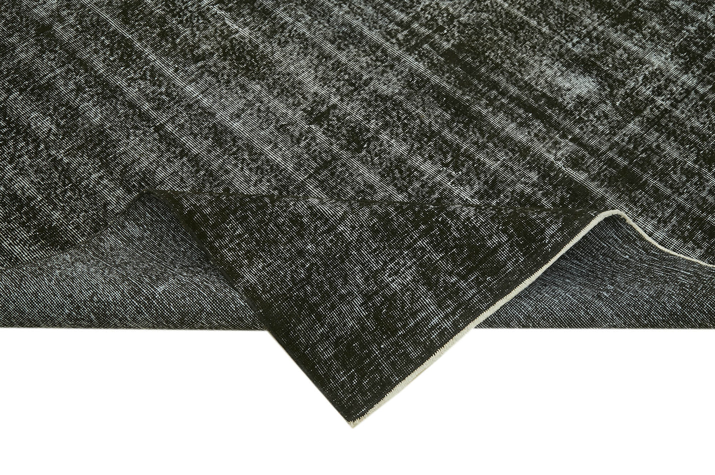 6x10 Black Overdyed Rug - 41260