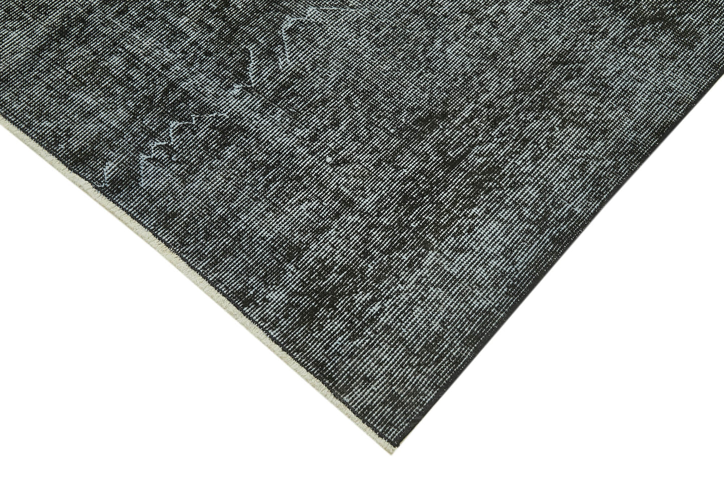 5x9 Black Overdyed Rug - 41261