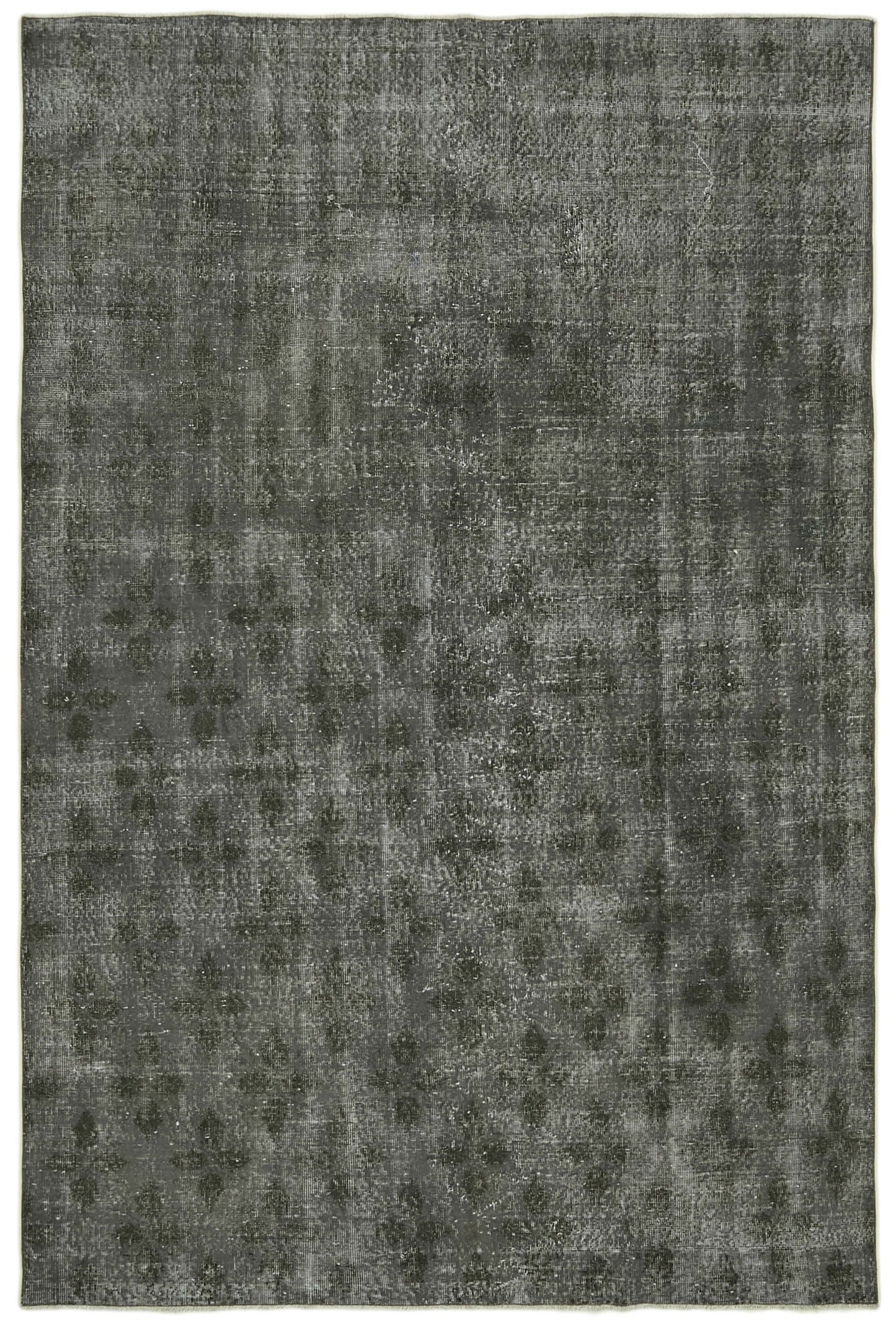 7x10 Grey Overdyed Rug - 41263