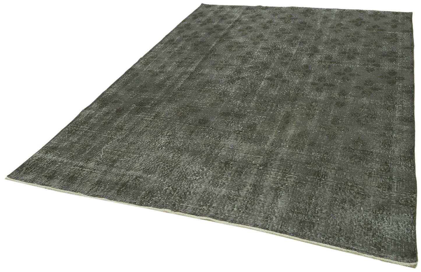 7x10 Grey Overdyed Rug - 41263