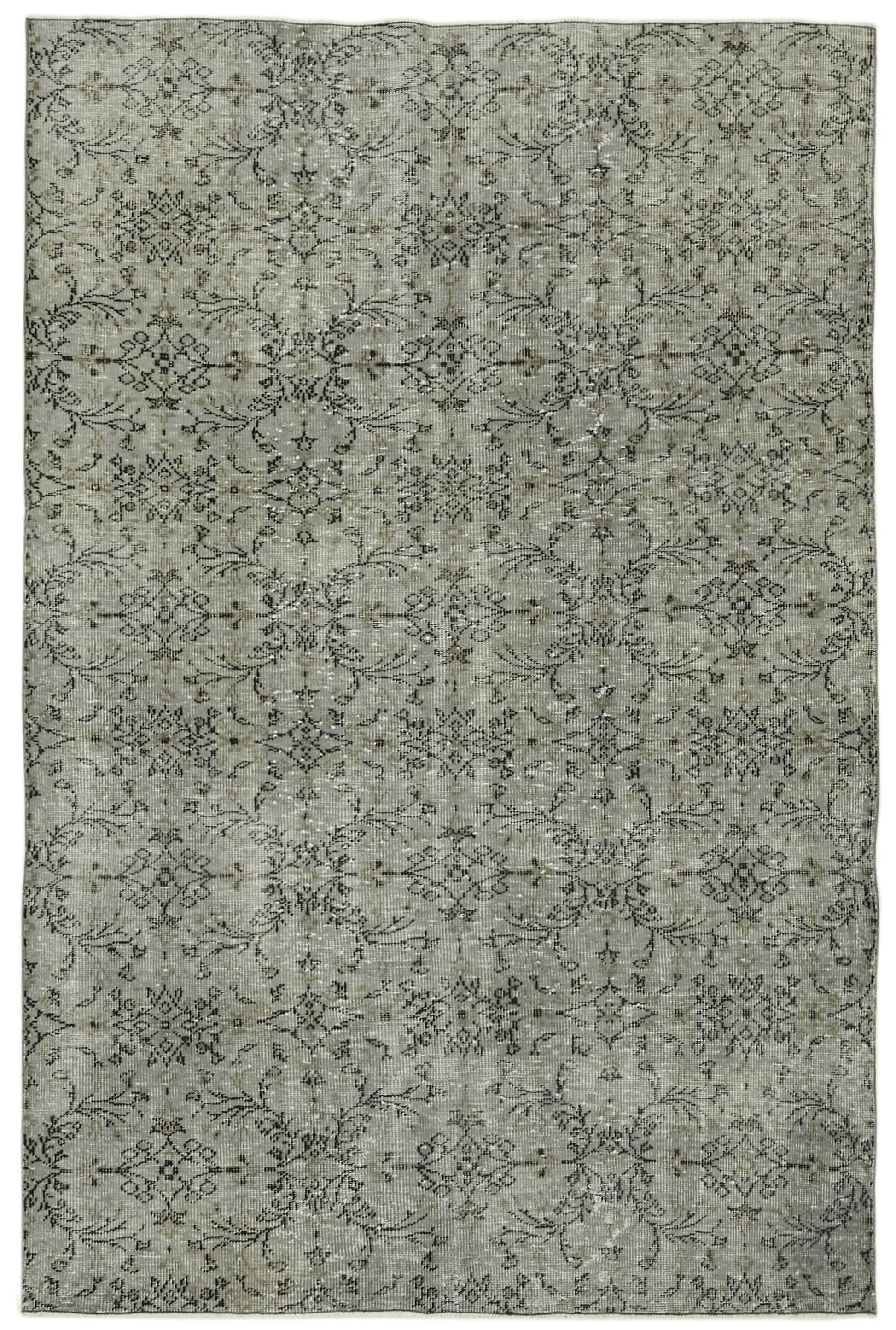 6x9 Grey Overdyed Rug - 41274